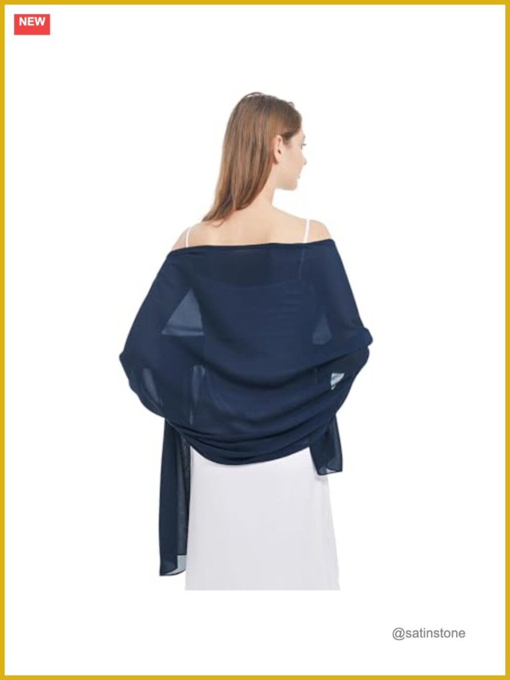 Chiffon Shawl Wrap Lightweight Evening Wedding Bridesmaid Formal Scarf